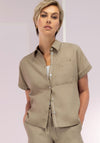 Bianca Sabea Short Sleeve Shirt, Brown