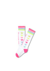 Billieblush Girls Heart Knee High Socks, White