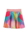Billieblush Girls Pleated Print Skirt, Multi