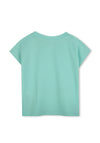Billieblush Girls Surfing Short Sleeve Tee, Green