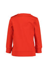 Blue Seven Baby Boy Tractor Long Sleeve Sweater, Red