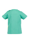 Blue Seven Baby Boy Print Short Sleeve Tee, Green