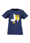 Blue Seven Baby Boy Bird Short Sleeve Tee, Navy