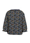 Blue Seven Baby Girl Floral Sweater, Navy
