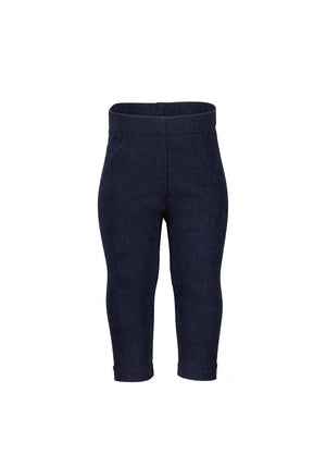 Blue Seven Baby Girl Ribbed Leggings, Navy