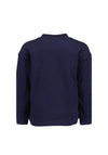 Blue Seven Mini Boy Dino Long Sleeve Sweater, Navy