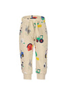 Blue Seven Baby Boy Farm Print Joggers, Beige