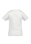 Blue Seven Girl Unicorn Glitter Print Tee, White