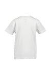 Blue Seven Boy Dinosaur Print Short Sleeve Tee, White