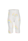 Blue Seven Baby Girl Rainbow Capri Legging, White