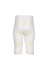 Blue Seven Baby Girl Rainbow Capri Legging, White