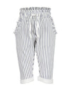 Blue Seven Baby Girl Stripe Pant, White