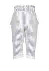 Blue Seven Baby Girl Stripe Pant, White