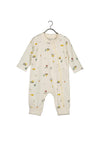 Blue Seven Baby Boy Long Sleeve Sleepsuit, Beige