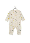 Blue Seven Baby Boy Long Sleeve Sleepsuit, Beige