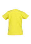 Blue Seven Baby Boy Truck Short Sleeve Tee, Yellow