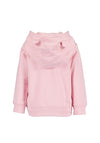 Blue Seven Baby Girl Front Zip Hooded Sweater, Pink