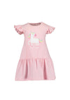 Blue Seven Baby Girl Frill Sleeve Dress, Pink