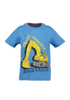 Blue Seven Boy Heavy Construction Short Sleeve Tee, Blue