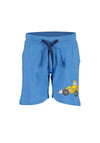 Blue Seven Boy Digger Print Short, Blue