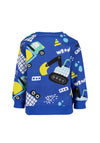 Blue Seven Baby Boy Lorry Long Sleeve Sweater, Blue