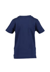 Blue Seven Boy Dino Print Short Sleeve Tee, Navy