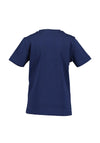 Blue Seven Boy Glow In The Dark Dino Print Tee, Navy