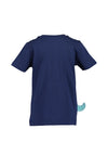 Blue Seven Boy Dinosaur Short Sleeve Tee, Navy