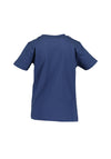 Blue Seven Boy Sequin Dino Short Sleeve Tee, Navy
