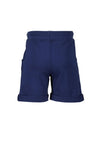 Blue Seven Baby Boy Tractor Print Short, Navy