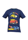 Blue Seven Boy Make The World Short Sleeve Tee, Navy