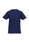 Blue Seven Boy Heavy Equipment Short Sleeve Tee, Navy