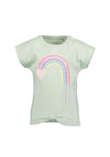 Blue Seven Girl Rainbow Short Sleeve Tee, Mint