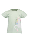 Blue Seven Baby Girl Unicorn Short Sleeve Tee, Mint