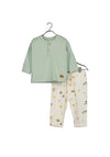 Blue Seven Baby Boy Top and Pant Set, Green