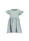 Blue Seven Baby Girl Frill Sleeve Dress, Green