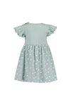 Blue Seven Baby Girl Frill Sleeve Dress, Green