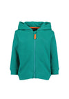 Blue Seven Baby Boy Dino Hooded Sweater, Green