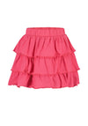 Blue Seven Girl Elasticated Waist Tiered Skirt, Pink