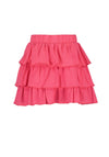 Blue Seven Girl Elasticated Waist Tiered Skirt, Pink
