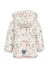 Blue Seven Baby Girl Floral Puffer Coat, White