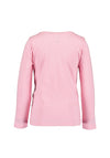 Blue Seven Girl Sequins Unicorn Long Sleeve Top, Pink