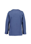 Blue Seven Boy Sequins Dino Top, Blue