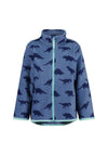Blue Seven Boy Long Sleeve Dino Fleece, Blue