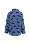 Blue Seven Boy Long Sleeve Dino Fleece, Blue