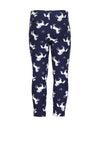 Blue Seven Girl Horse Print Leggings, Navy