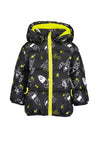 Blue Seven Baby Boy Space Puffer Coat, Black