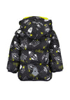 Blue Seven Baby Boy Space Puffer Coat, Black