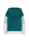 Blue Seven Mini Girl Be Kind Long Sleeve Hoodie, White Multi