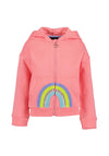 Blue Seven Mini Girl Unicorn Hooded Jacket, Pink